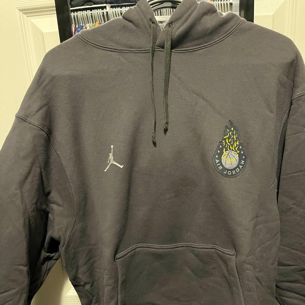 JORDAN ‘Cool Grey 4’ Premium Printed Hoody